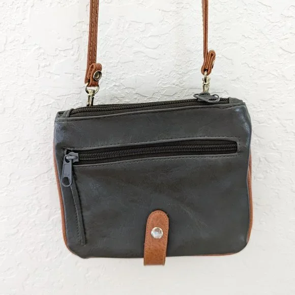 Leather Rosetti Multi Pocket Purse Hand Bag - Picture 3 of 6